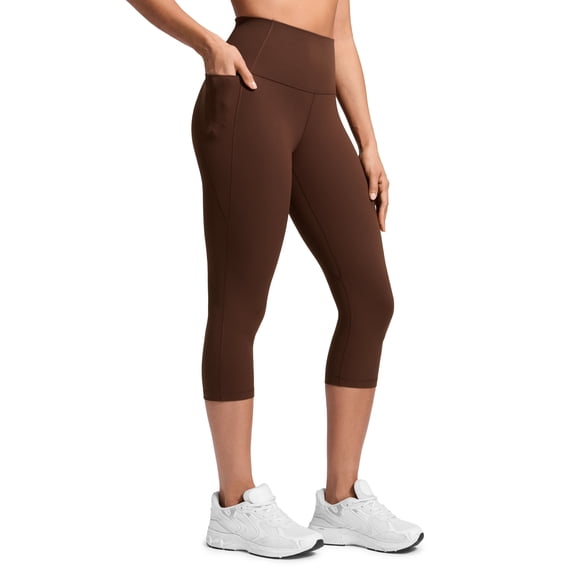 CRZ YOGA Butterluxe Capris Pockets 19", Workout Pants, High Waisted, for Women