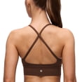 thumbnail image 1 of CRZ YOGA Butterluxe Cross Back Sports Bras For Women, 1 of 6