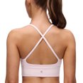 thumbnail image 1 of CRZ YOGA Butterluxe Cross Back Sports Bras For Women, 1 of 6