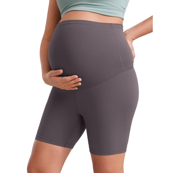 CRZ YOGA Butterluxe Maternity Biker Shorts 6" Pregnancy Yoga Workout Womens Activewear Buttery Soft