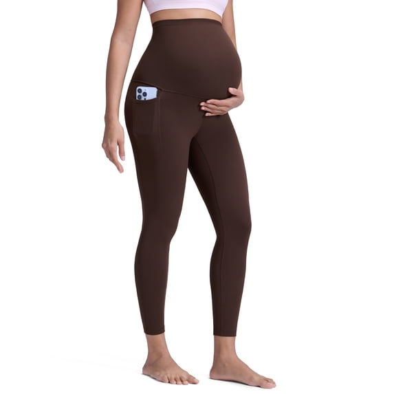 CRZ YOGA Butterluxe Maternity Leggings Pockets 25" Soft Workout Active Yoga Pregnancy Womens Pants