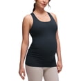 thumbnail image 1 of CRZ YOGA Butterluxe Maternity Racerback Tank Tops Sleeveless Womens Pregnancy Yoga Workout Shirt with Built in Bra, 1 of 4