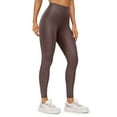 thumbnail image 1 of CRZ YOGA Butterluxe Matte Faux Leather Leggings for Women 28 Inches Leather Pants, 1 of 4