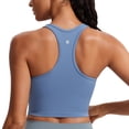 thumbnail image 1 of CRZ YOGA Butterluxe Racerback Sports Bras for Women Padded Y-Back Longline Workout Yoga Tops, 1 of 6