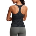 thumbnail image 1 of CRZ YOGA Butterluxe Workout Racerback Tank Tops for Women Padded Athletic Yoga Shirts with Built in Bra, 1 of 6