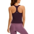 thumbnail image 1 of CRZ YOGA Butterluxe Workout Racerback Tank Tops for Women Padded Athletic Yoga Shirts with Built in Bra, 1 of 4
