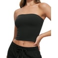 thumbnail image 1 of CRZ YOGA Butterluxe Tube Tops for Women Going Out Casual Tank Bandeau Crop Shirts, 1 of 5