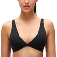 thumbnail image 1 of CRZ YOGA Butterluxe Twist Deep V Neck Sports Bra For Women, 1 of 7