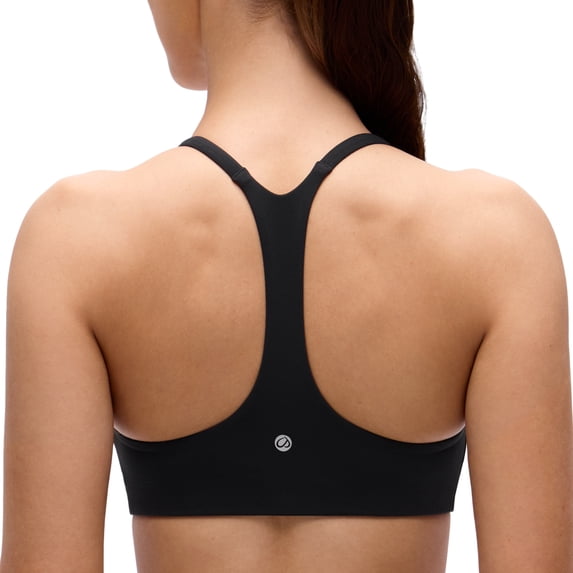 CRZ YOGA Butterluxe V Neck Racerback Sports Bra For Women