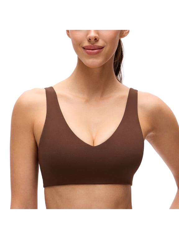 Butterluxe V Neck U Back Sports Bras For Women