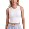 thumbnail image 1 of CRZ YOGA Butterluxe Women High Neck Tank Top Soft Double Lined Sleeveless Casual Yoga Shirt, 1 of 6