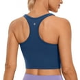 thumbnail image 1 of CRZ YOGA Butterluxe Women’s Yoga Tank Top Scoop Neck Racerback with Built-in Bra, 1 of 3