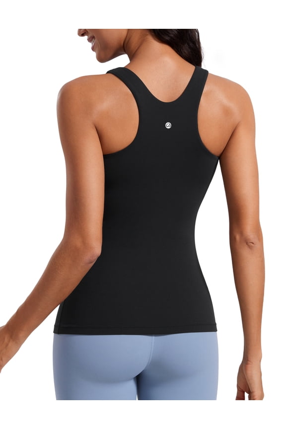 Butterluxe Tank Tops for Women Racerback Workout Padded Yoga Athletic Camisole with Built in Bra