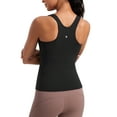 thumbnail image 1 of CRZ YOGA Butterluxe Workout Tank Tops for Women Racerback Padded Yoga Athletic Shirt with Built in Bra, 1 of 6