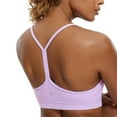 thumbnail image 1 of CRZ YOGA Butterluxe Womens Workout Bras Wireless Racerback Padded Sports Bra Yoga, 1 of 6