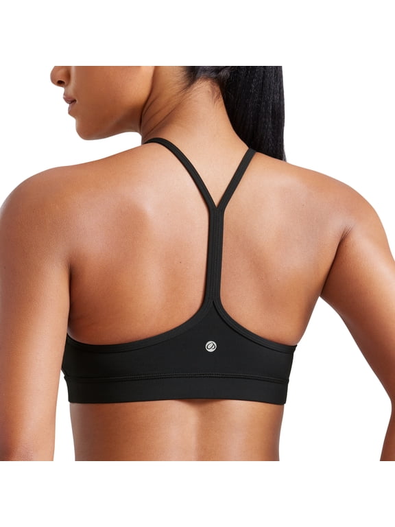 Butterluxe Womens Workout Bras Wireless Racerback Padded Yoga Sports Bra