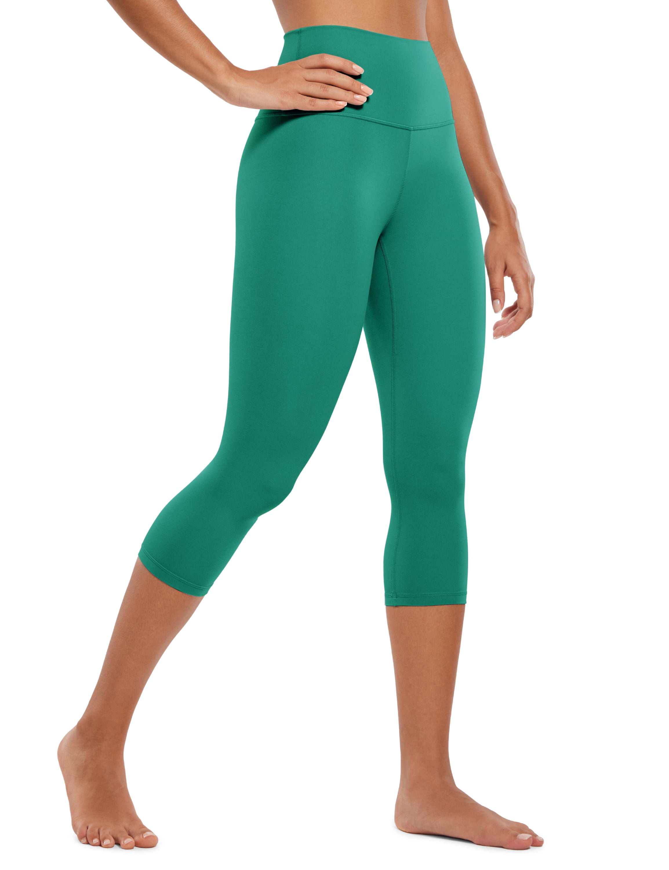 CRZ YOGA Butterluxe Yoga Capris Leggings 19'' High Waisted Workout Soft Athletic Lounge Womens Pants
