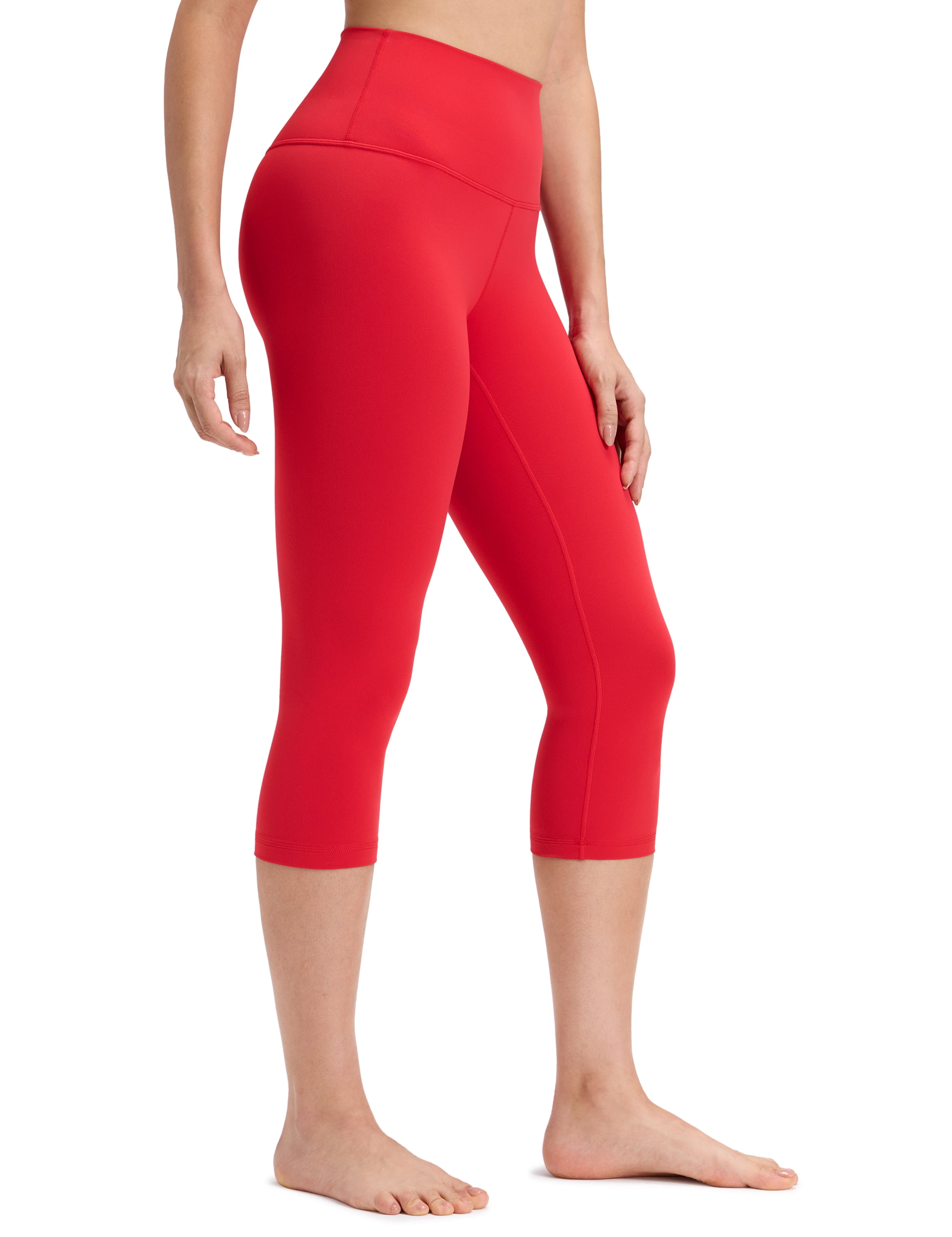 CRZ YOGA Butterluxe Yoga Capris Leggings 19'' High Waisted Workout Soft Athletic Lounge Womens Pants