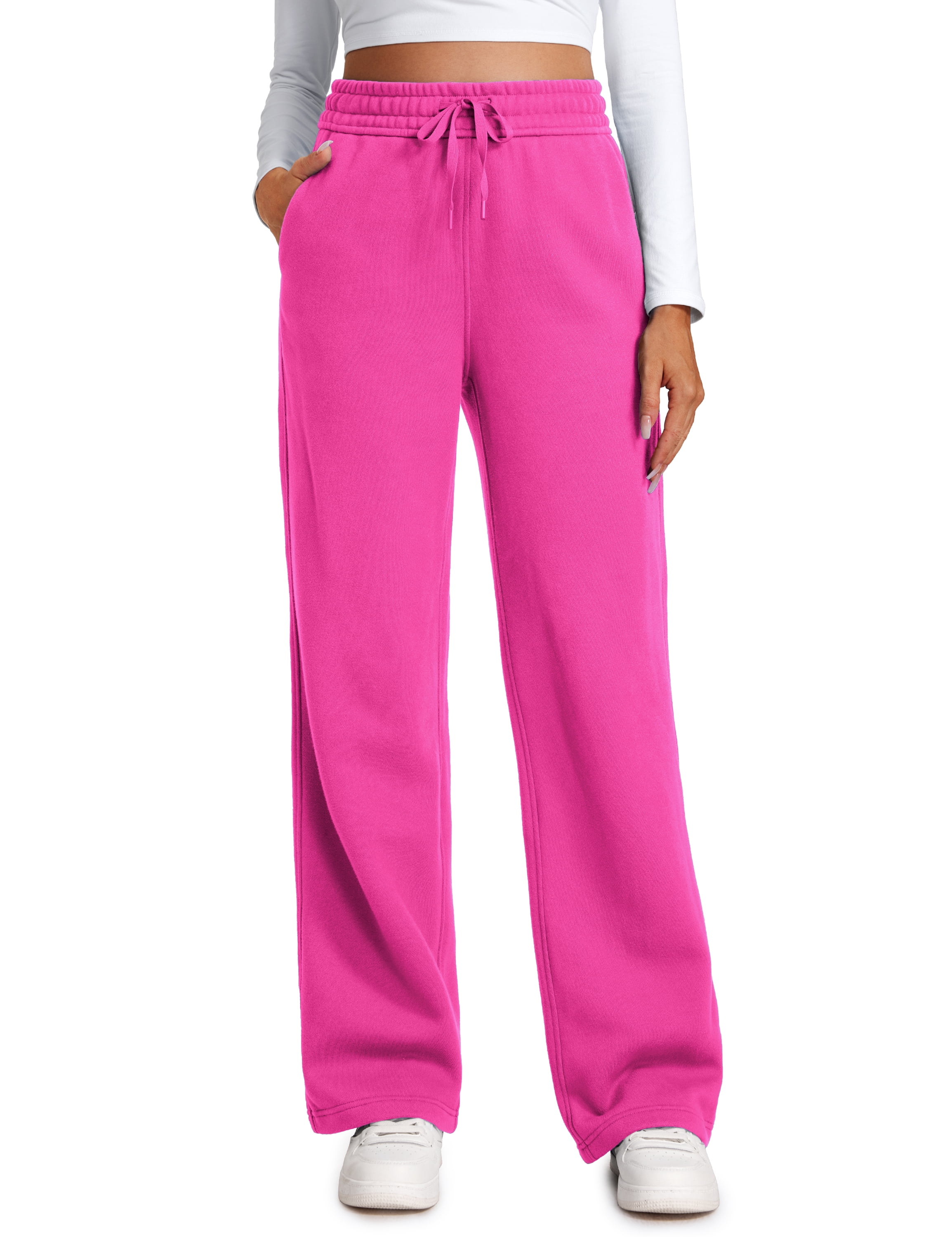 CRZ YOGA Cotton Fleece Lined Sweatpants Women 28
