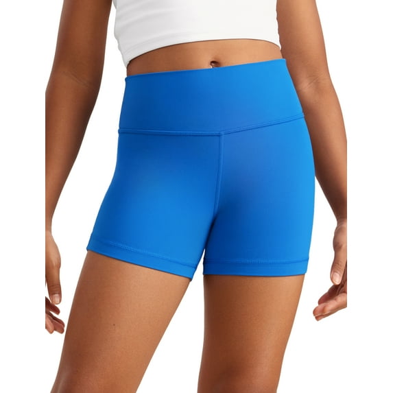 CRZ YOGA Girls Butterluxe High Waist Athletic Biker Shorts Dance Yoga Casual Kids Teen Summer