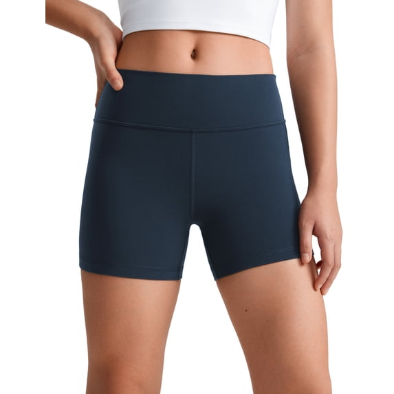 CRZ YOGA Girls Butterluxe High Waist Athletic Biker Shorts Dance Yoga Casual Kids Teen Summer