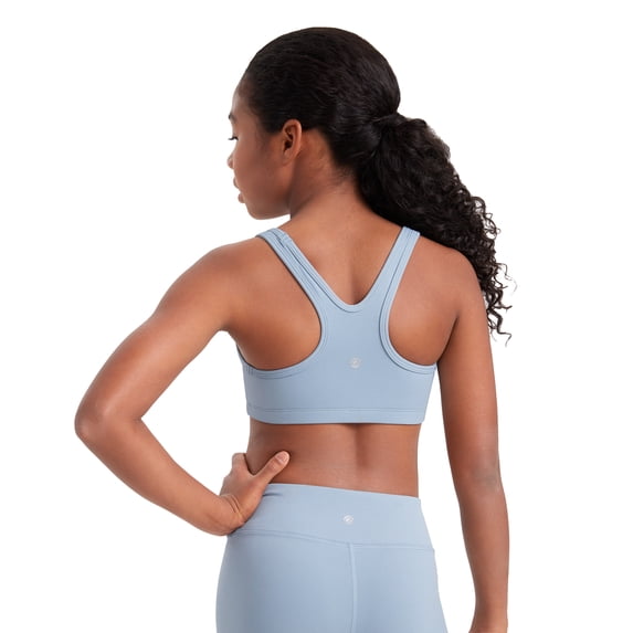 CRZ YOGA Girls Butterluxe Racerback Sports Bra Yoga Athletic Casual Tops Crop Kids Teen