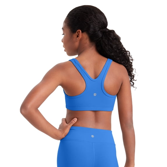 CRZ YOGA Girls Butterluxe Racerback Sports Bra Yoga Athletic Casual Tops Crop Kids Teen