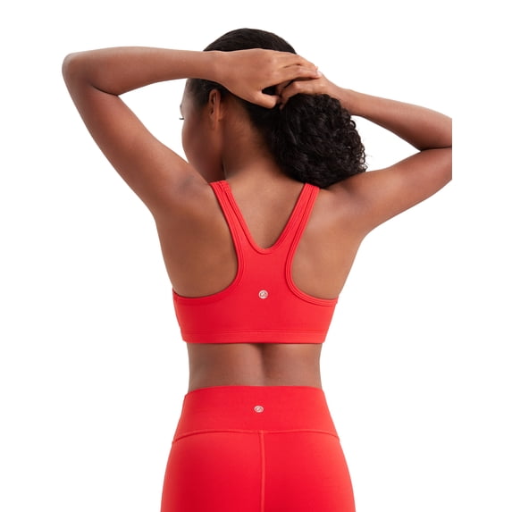 CRZ YOGA Girls Butterluxe Racerback Sports Bra Yoga Athletic Casual Tops Crop Kids Teen