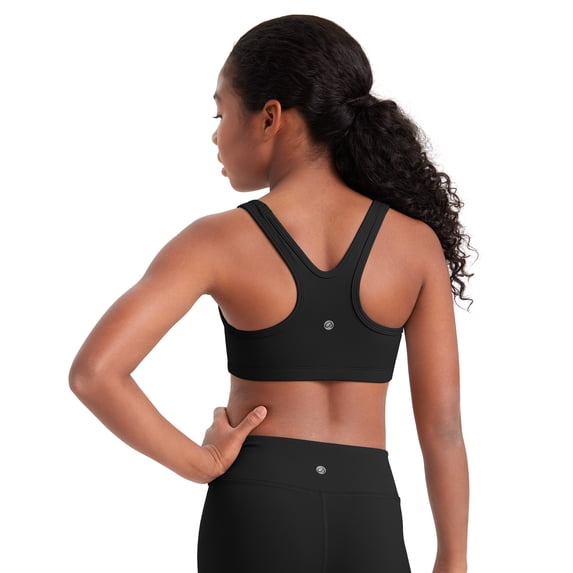CRZ YOGA Girls Butterluxe Racerback Sports Bra Yoga Athletic Casual Tops Crop Kids Teen