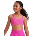 thumbnail image 1 of CRZ YOGA Girls Softness Butterluxe Cross Sports Bra Yoga Athletic Casual Double Spaghetti Strap Kids Teen, 1 of 7