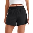 thumbnail image 1 of CRZ YOGA Girls Feathery-Fit Soft Athletic Shorts with Zipper Pocket Tennis Soccer Running Casual Liner Kids Teen, 1 of 7