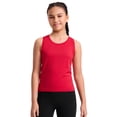 thumbnail image 1 of CRZ YOGA Girls Seamless Athletic Tank Tops Waist Length Active Dance Casual Racerback Sleeveless Shirts Kids Teen, 1 of 6