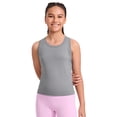 thumbnail image 1 of CRZ YOGA Girls Seamless Athletic Tank Tops Waist Length Active Dance Casual Racerback Sleeveless Shirts Kids Teen, 1 of 6
