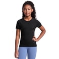 thumbnail image 1 of CRZ YOGA Girls Seamless Short Sleeve Athletic T Shirts Active Sports Casual Tees Crew Neck Kids Teen, 1 of 6