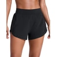 thumbnail image 1 of CRZ YOGA Athletic Shorts for Women 3" High Rise Quick Dry for Running Workout Track with Zip Pockets, 1 of 5