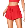 thumbnail image 1 of CRZ YOGA High Waisted Shorts for Womens Swim Beach Skirt Skorts Bathing Swimsuit Bottoms with Liner, 1 of 5
