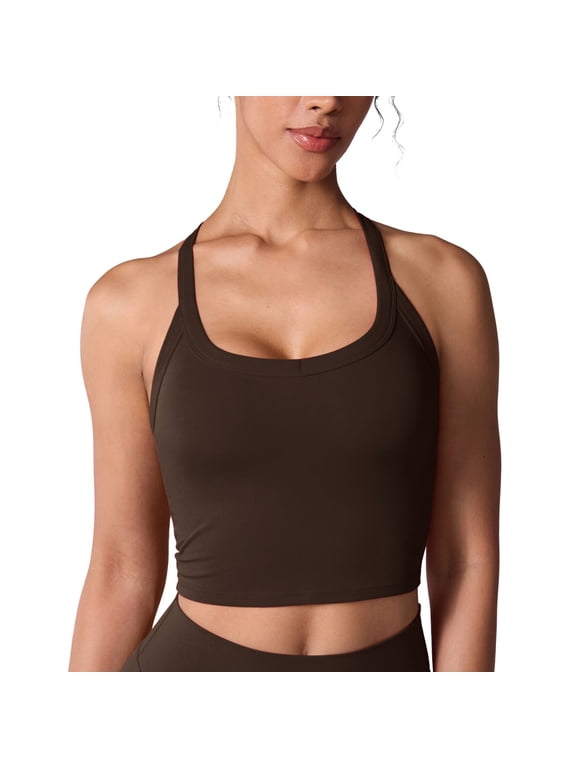 Hugcurve Racerback Longline Sports Bra for Women Size XS-2XL