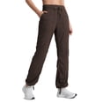 thumbnail image 1 of CRZ YOGA Lightweight Straight Leg Workout Pants for Women 28" Ruched Athletic Joggers with Pockets, 1 of 4