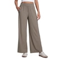thumbnail image 1 of CRZ YOGA Lightweight Wide Leg Casual Pants for Women 30" Flowy Travel Work Loose Fit Summer, 1 of 5