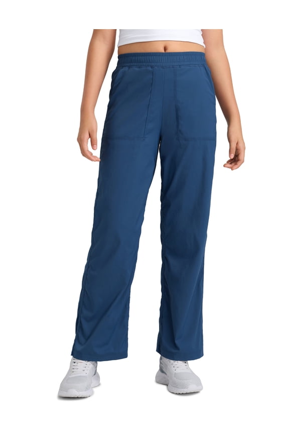 Lightweight Girls Casual Straight Leg Pants Lounge Workout Ruched Sweatpants with Pockets Drawstring Kids Teen