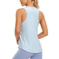 thumbnail image 1 of CRZ YOGA Lightweight Workout Tank Tops for Women Athletic Running Sleeveless Shirts Racerback T-Shirt, 1 of 3