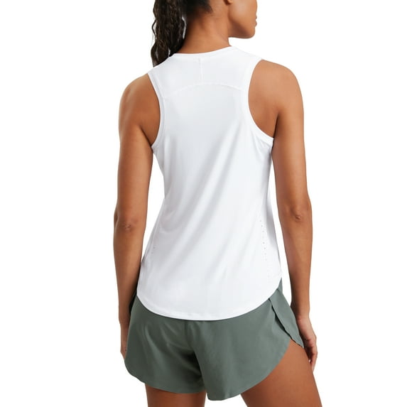 CRZ YOGA Lightweight Workout Tank Tops for Women Athletic Running Sleeveless Shirts Racerback T-Shirt