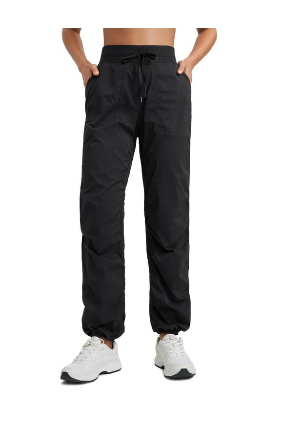 Lightweight Straight Leg Workout Pants for Women 30" Casual Athletic Joggers with Pockets