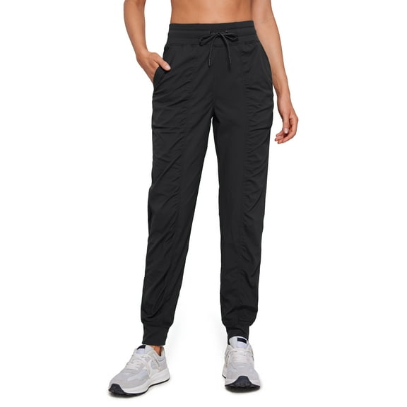 CRZ YOGA Lightweight Workout Joggers for women High Waisted Casual Pants with Pockets