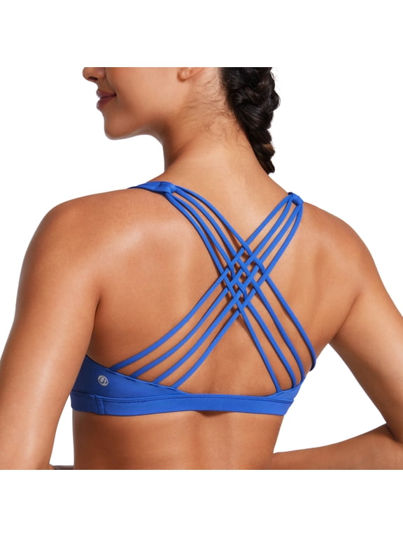 Naked Feeling Cross Back Sports Bras For Women
