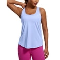 thumbnail image 1 of CRZ YOGA Pima Cotton Racerback Tank Tops for Women Workout Athletic Casual Soft Sleeveless Shirts, 1 of 4