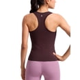 thumbnail image 1 of CRZ YOGA Seamless Racerback Tank Tops for Women Gym Workout Athletic Running Sleeveless Shirts Breathable, 1 of 5
