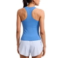 thumbnail image 1 of CRZ YOGA Seamless Racerback Tank Tops for Women Gym Workout Athletic Running Sleeveless Shirts Breathable, 1 of 4
