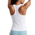 thumbnail image 1 of CRZ YOGA Seamless Womens Breathable Workout Tank Tops Racerback Sleeveless Running Athletic Shirts, 1 of 4