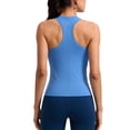 thumbnail image 1 of CRZ YOGA Seamless Workout Tank Tops for Women - Athletic Running Gym Sleeveless Shirts Racerback Breathable, 1 of 5